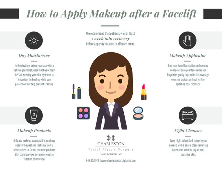 How to Apply Makeup After a Facelift Charleston Facial Plastic Surgery